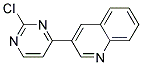 3-(2-Chloro-pyrimidin-4-yl)-quinoline Struktur