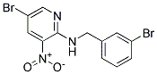 (3-Bromo-benzyl)-(5-bromo-3-nitro-pyridin-2-yl)-amine Struktur