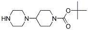 tert-butyl 4-piperazin-1-ylpiperidine-1-carboxylate Struktur