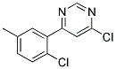 4-Chloro-6-(2-chloro-5-methyl-phenyl)-pyrimidine Struktur