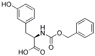 (2R)-2-{[(benzyloxy)carbonyl]amino}-3-(3-hydroxyphenyl)propanoic acid Struktur