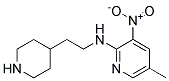 (5-Methyl-3-nitro-pyridin-2-yl)-(2-piperidin-4-yl-ethyl)-amine Struktur