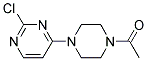 4-(4-acetylpiperazin-1-yl)-2-chloropyrimidine Struktur