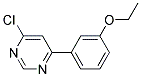 4-Chloro-6-(3-ethoxy-phenyl)-pyrimidine Struktur