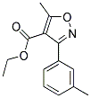 ethyl 5-methyl-3-(3-methylphenyl)isoxazole-4-carboxylate Struktur