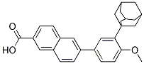 6-[3-(1-ADAMANTYL)-4-METHOXYPHENY]-2-NAPHTHOIC ACID Struktur