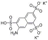 7-AMINONAPHTHALENE-1,3,6-TRISULFONIC ACID DIPOTASSIUM SALT Struktur