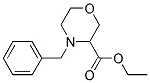 4-Benzyl-morpholine-3-carboxylic acid ethyl ester Struktur