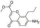 Methyl 7-Amino-4-Oxo-8-Propyl-4H-Benzopyran-2-Carboxylate Struktur