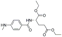 p-N-Methylaminobenzoyl Glutamic Acid Diethyl Ester Struktur