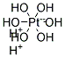 Hydrogen hexahydroxyplatinate Struktur