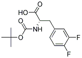 N-tert-Butoxycarbonyl-L-3-(3,4-difluorophenyl)alanine Struktur