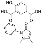 Antipyrine 4-hydroxyisophthalate Struktur