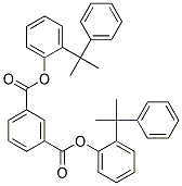 Bis(cumylphenyl) isophthalate Struktur