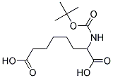 N-tert-Butoxycarbonyl-L-2-aminosuberic acid Struktur