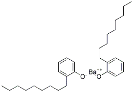 Nonylphenol, barium salt Struktur