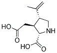 (2S,3S,4R)-2-CARBOXY-4-ISOPROPENYL-3-PYRROLIDINEACETICACID Struktur