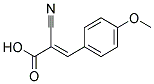 (E)-A-CYANO-4-METHOXYCINNAMICACID Struktur