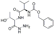 (N-(BENZYLOXYCARBONYL)-D-VALYL)-L-THREONINEHYDRAZIDE Struktur