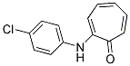 2-(P-CHLOROANILINO)-2,4,6-CYCLOHEPTATRIENONE Struktur