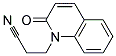 3-(1,2-DIHYDRO-2-OXO-1-QUINOLYL)PROPIONITRILE Struktur