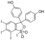 3,4,5,6-TETRAIODOPHENOLSULFONEPHTHALEIN Struktur