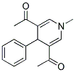 3,5-DIACETYL-1-METHYL-4-PHENYL-1,4-DIHYDROPYRIDINE Struktur