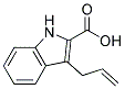 3-ALLYL-2-INDOLECARBOXYLICACID Struktur