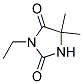 3-ETHYL-5,5-DIMETHYL-2,4-IMIDAZOLIDINEDIONE Struktur