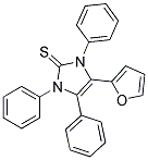 4-(2-FURYL)-1,3,5-TRIPHENYL-4-IMIDAZOLINE-2-THIONE Struktur