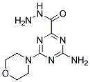 4-AMINO-6-MORPHOLINO-1,3,5-TRIAZINE-2-CARBOHYDRAZIDE Struktur