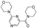 4-(6-MORPHOLINO-2-PYRAZINYLCARBONYL)MORPHOLINE Struktur