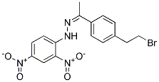 4'-(2-BROMOETHYL)ACETOPHENONE2,4-DINITROPHENYLHYDRAZONE Struktur