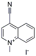 4-CYANO-1-METHYLQUINOLINIUMIODIDE Struktur