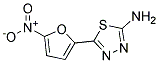 5-(5-NITRO-2-FURYL)-1,3,4-THIADIAZOL-2-AMINE Struktur