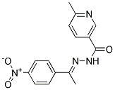 6-METHYL-2'-(A-METHYL-4-NITROBENZYLIDENE)NICOTINOHYDRAZIDE Struktur