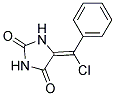 5-(A-CHLOROBENZYLIDENE)-2,4-IMIDAZOLIDINEDIONE Struktur