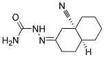 CIS-(+/-)-3-SEMICARBAZONOOCTAHYDRO-4A(2H)-NAPHTHALENECARBONITRILE Struktur