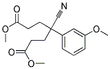 DIMETHYL4-CYANO-4-(M-METHOXYPHENYL)PIMELATE Struktur