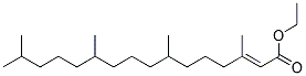 ETHYL3,7,11,15-TETRAMETHYL-2-HEXADECENOATE Struktur