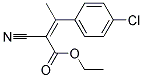 ETHYL(Z)-4-CHLORO-A-CYANO-B-METHYLCINNAMATE Struktur