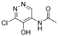 N-(6-CHLORO-5-HYDROXY-4-PYRIDAZINYL)ACETAMIDE Struktur