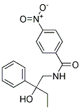 N-(B-ETHYL-B-HYDROXYPHENETHYL)-P-NITROBENZAMIDE Struktur