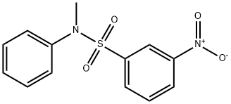 N-METHYL-3-NITRO-N-PHENYLBENZENESULFONAMIDE Struktur