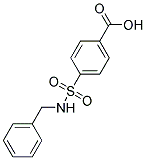 P-(BENZYLSULFAMOYL)BENZOICACID Struktur