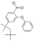 P-(1,1,3,3-TETRAMETHYLBUTYL)PHENYLSALICYLATE Struktur