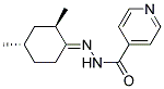 TRANS-2'-(2,4-DIMETHYLCYCLOHEXYLIDENE)ISONICOTINOHYDRAZIDE Struktur