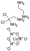 TRANS-DICHLOROBIS(ETHYLENEDIAMINE)COBALT(III)NITRATE Struktur