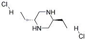 TRANS-2,5-DIETHYLPIPERAZINEDIHYDROCHLORIDE Struktur