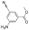 Methyl3-Amino-5-cyanobenzoate Struktur